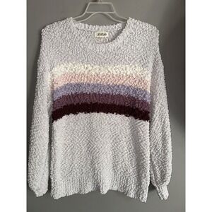 Listicle Women's Sweater‎ Size Small Multicolored Oversized Slouchy Pullover